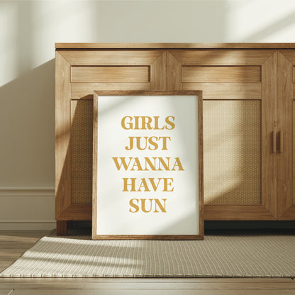 Girls Just Wanna Have Sun